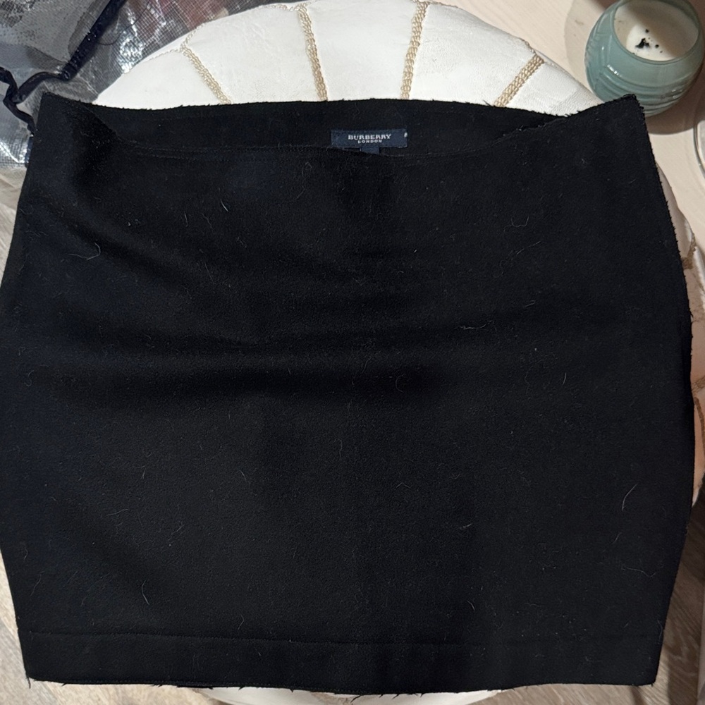 Burberry Black Pencil Skirt